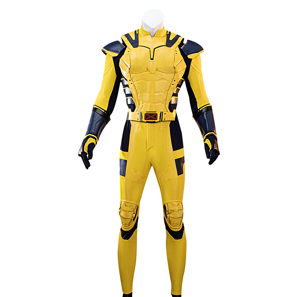 【Size XS-3XL】DokiDoki Movie Cosplay Black Yellow Man Costume Bodysuit - Image 5