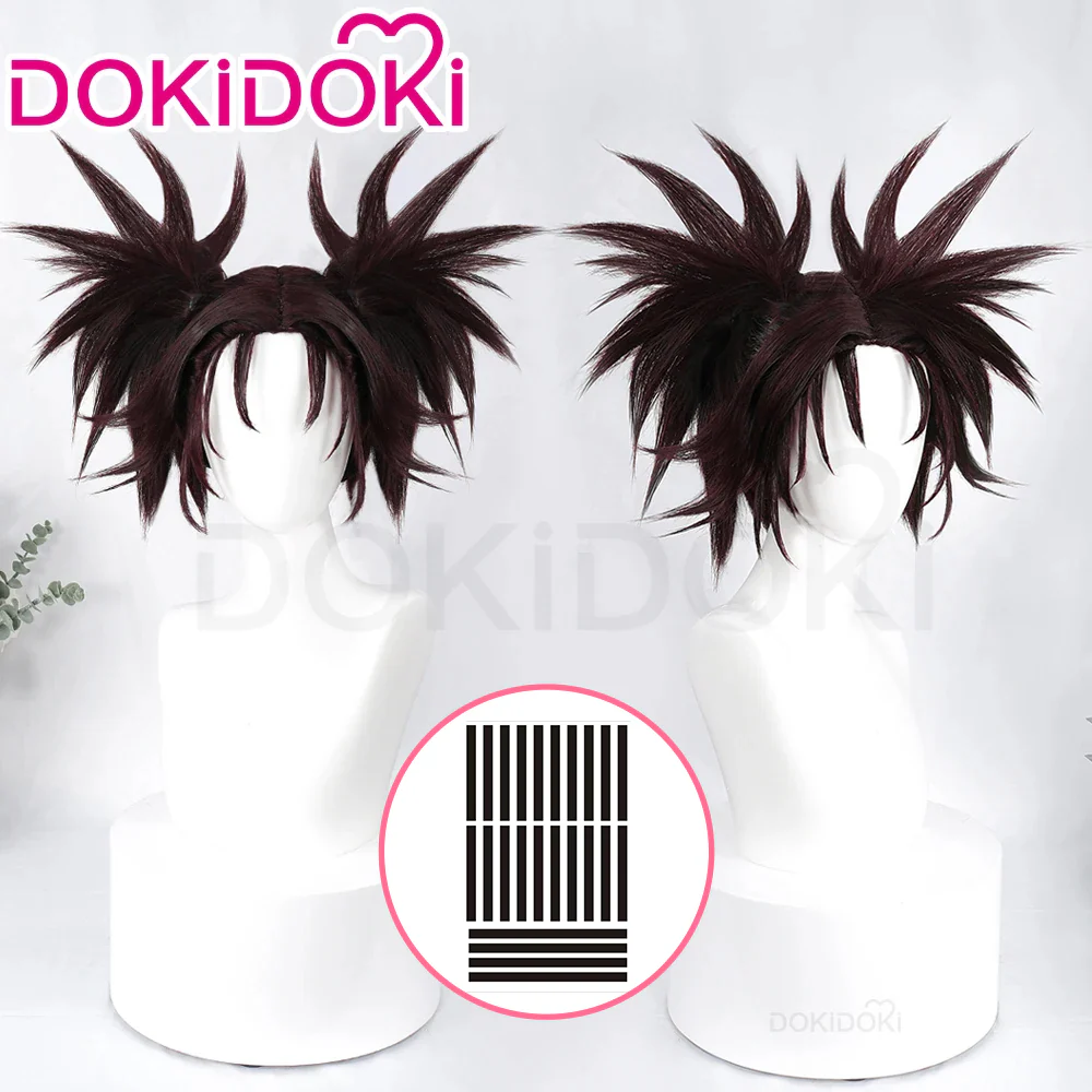 【Ready For Ship】DokiDoki Anime Cosplay Wig Short Straight Hair / Tattoo Stickers
