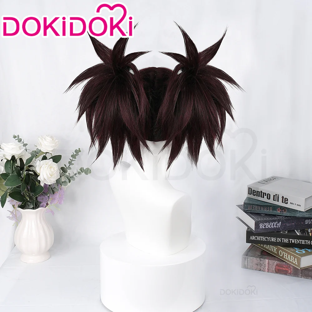 【Ready For Ship】DokiDoki Anime Cosplay Wig Short Straight Hair / Tattoo Stickers - Image 5