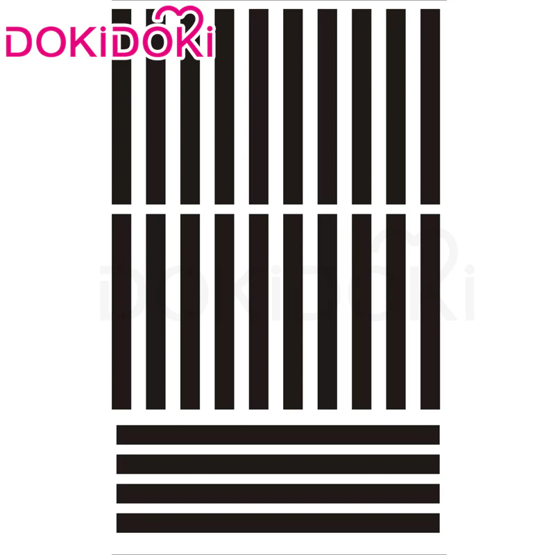 【Ready For Ship】DokiDoki Anime Cosplay Wig Short Straight Hair / Tattoo Stickers - Image 8
