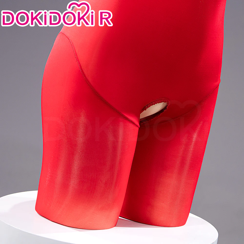 【In Stock】【Size S-2XL】DokiDoki Anime Cosplay Demon Sisters Costume Brown Suit Red Bodysuit Season 2 Devil Halloween - Image 10