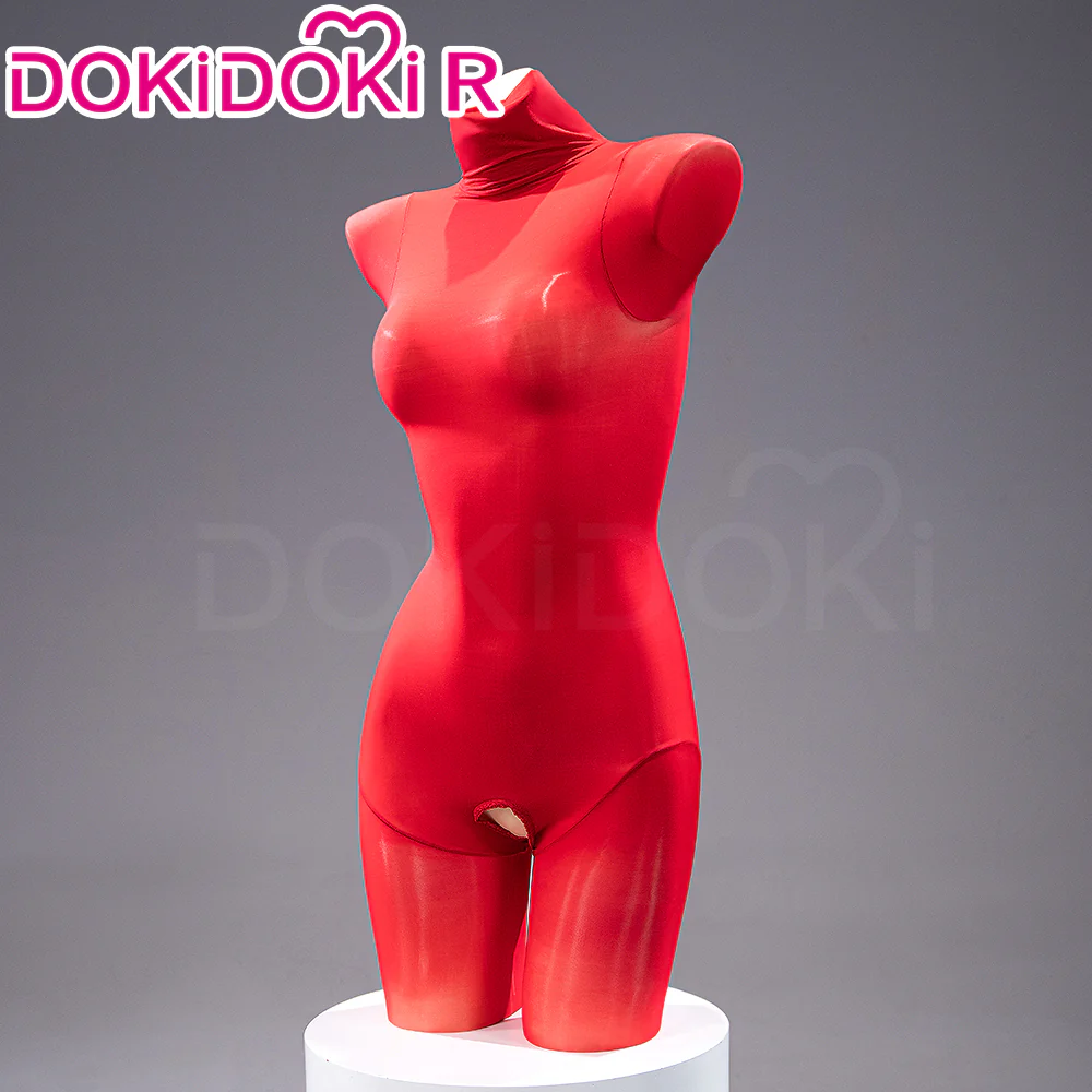 【In Stock】【Size S-2XL】DokiDoki Anime Cosplay Demon Sisters Costume Brown Suit Red Bodysuit Season 2 Devil Halloween - Image 8