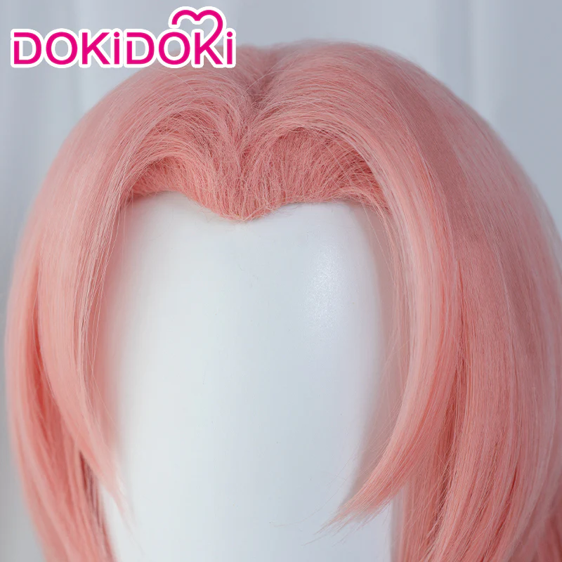 【Ready For Ship】DokiDoki Anime Cosplay Wig Pink Cute Long Wig Young Version - Image 4