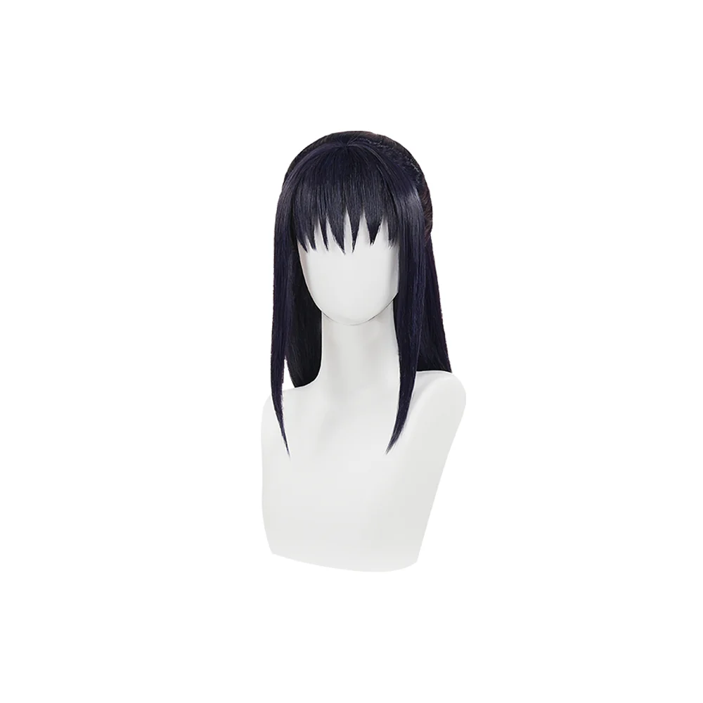 【Ready For Ship】Dokidoki Anime Cosplay Wig Long Straight Black Hair - Image 2