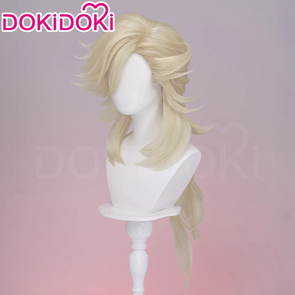 【Ready For Ship】DokiDoki Anime Cosplay Long Curly Blonde Hair - Image 2