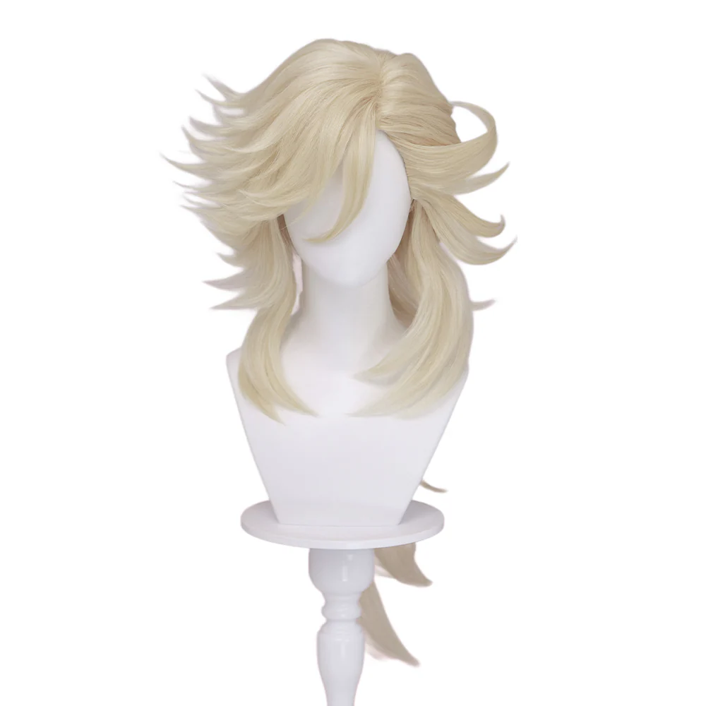 【Ready For Ship】DokiDoki Anime Cosplay Long Curly Blonde Hair - Image 5