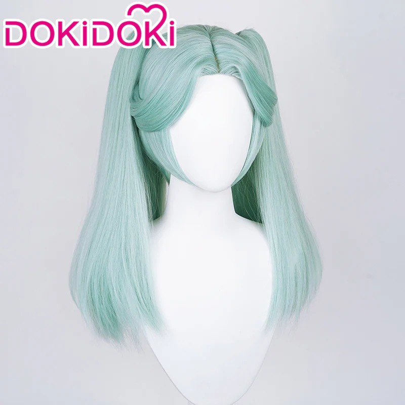 【Ready For Ship】DokiDoki Anime Cosplay Long Green Wig / Headwear - Image 2