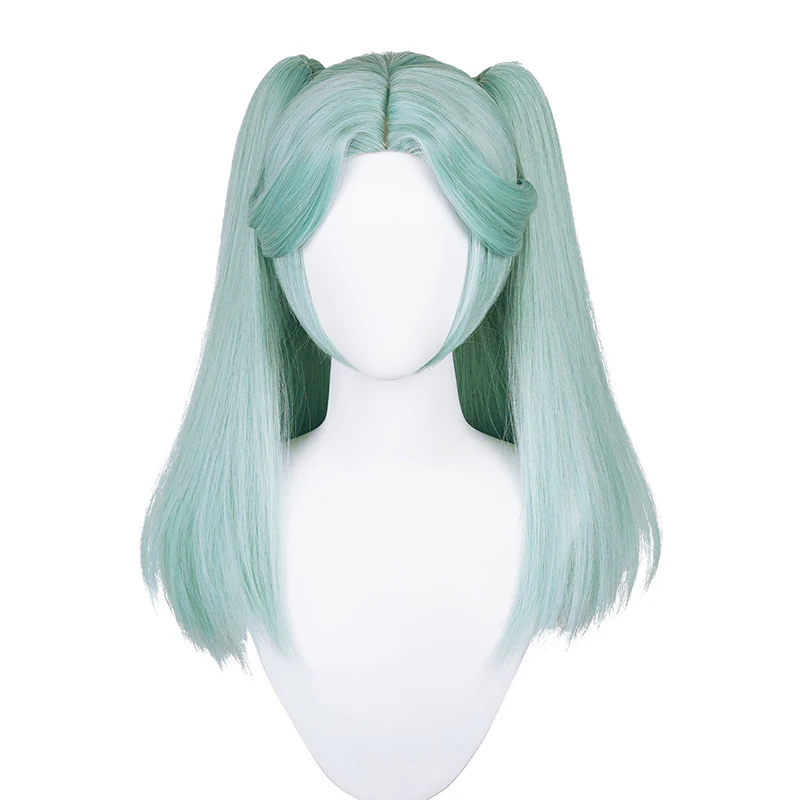 【Ready For Ship】DokiDoki Anime Cosplay Long Green Wig / Headwear - Image 4