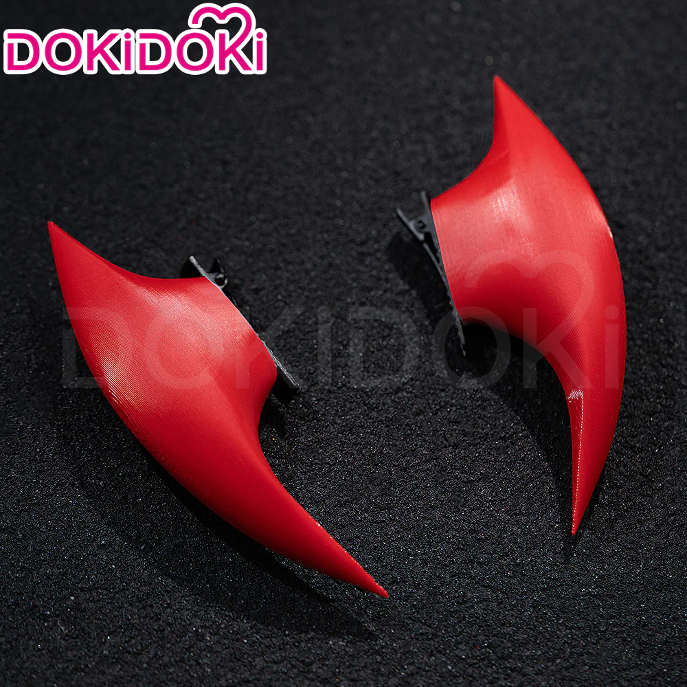【Ready For Ship】DokiDoki Anime Cosplay Scantty Cosplay Wig Long Curly Light Dark Green Gradient Hair /  Horn - Image 8