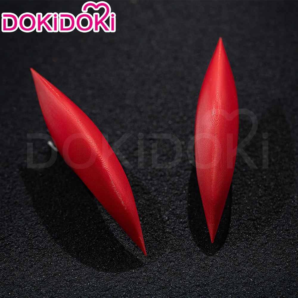 【Ready For Ship】DokiDoki Anime Cosplay Scantty Cosplay Wig Long Curly Light Dark Green Gradient Hair /  Horn - Image 9