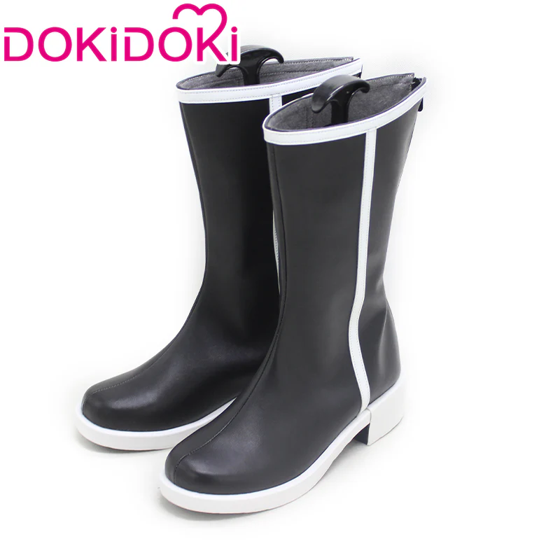 DokiDoki Anime Cosplay Shoes Black Boots - Image 2