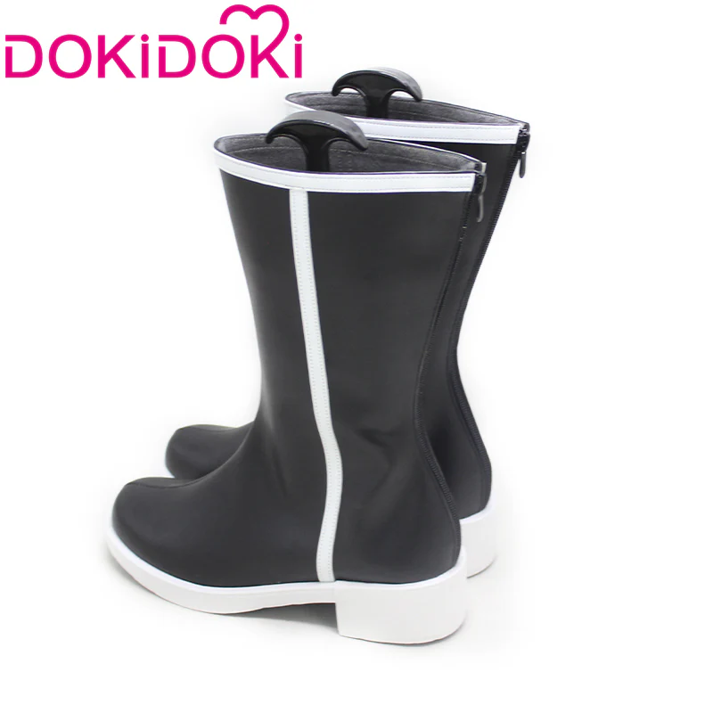 DokiDoki Anime Cosplay Shoes Black Boots - Image 3