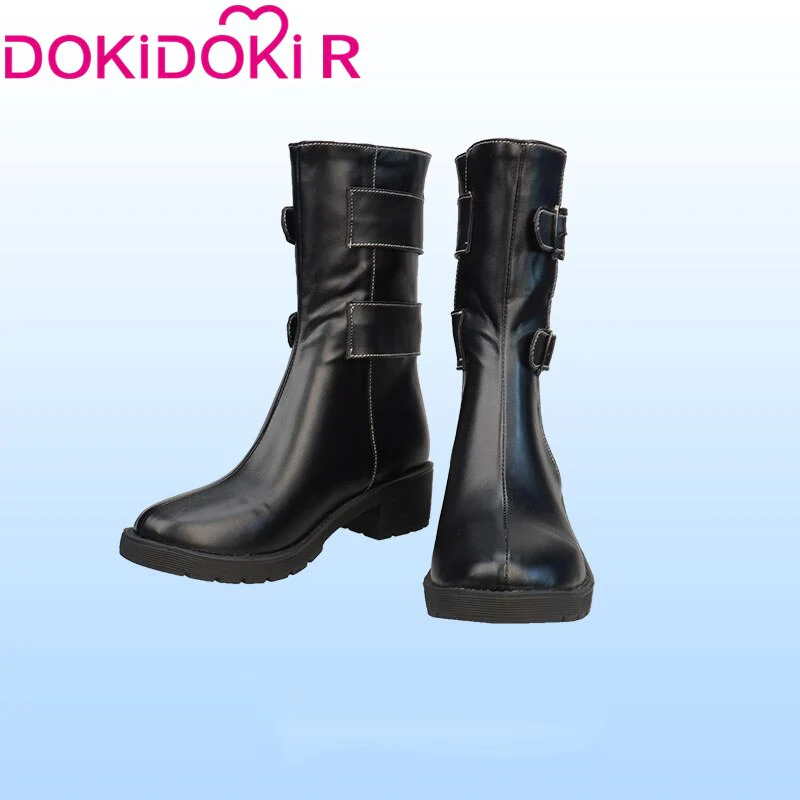 DokiDoki Anime Cosplay Shoes Black Boots