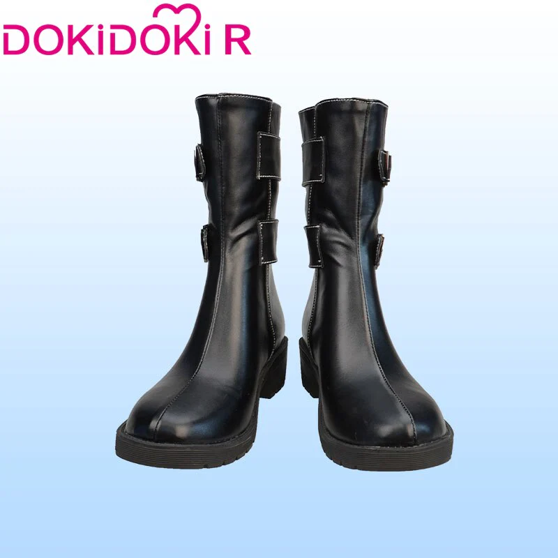 DokiDoki Anime Cosplay Shoes Black Boots - Image 4