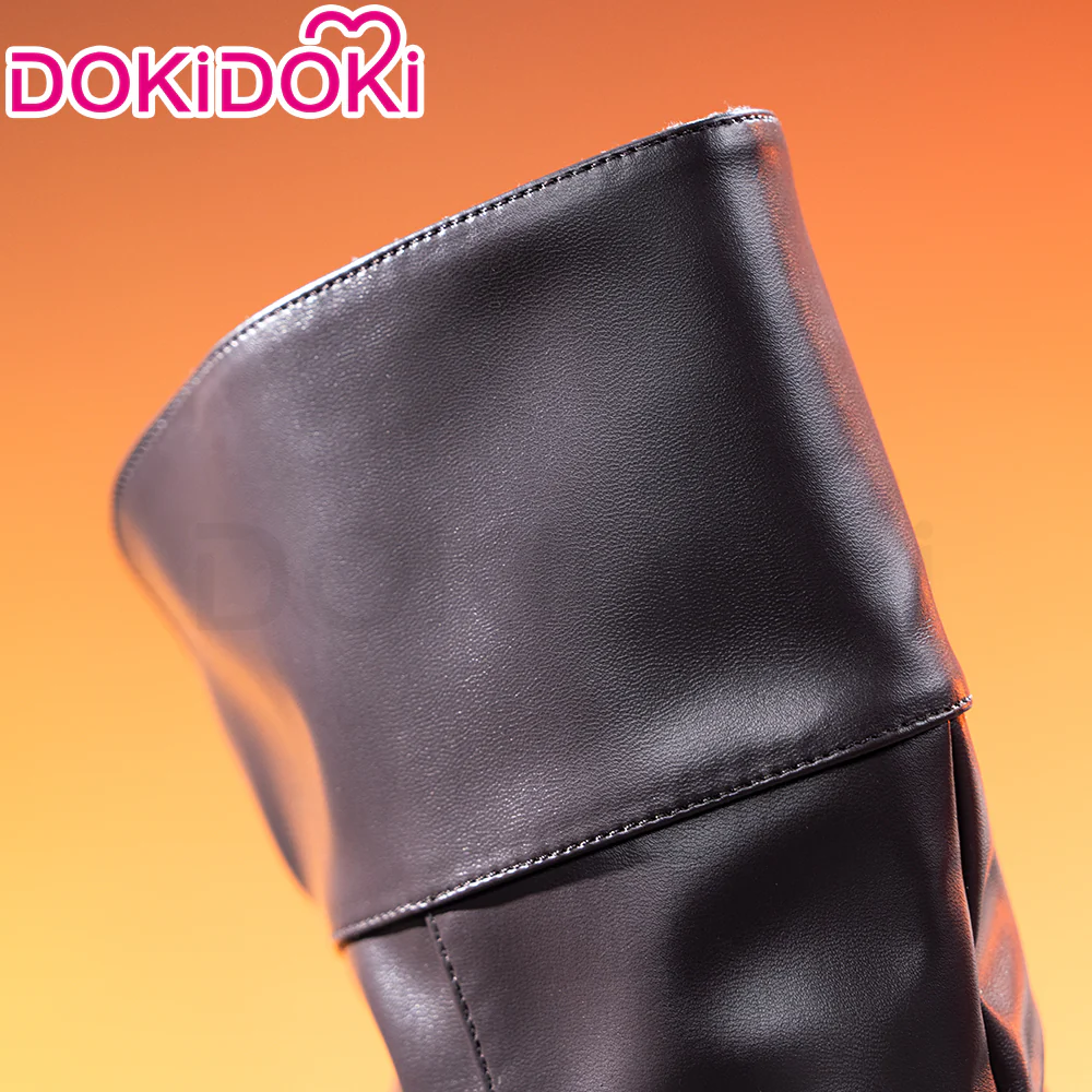 DokiDoki Anime Cosplay Shoes Dark Brown Boots Daily - Image 3
