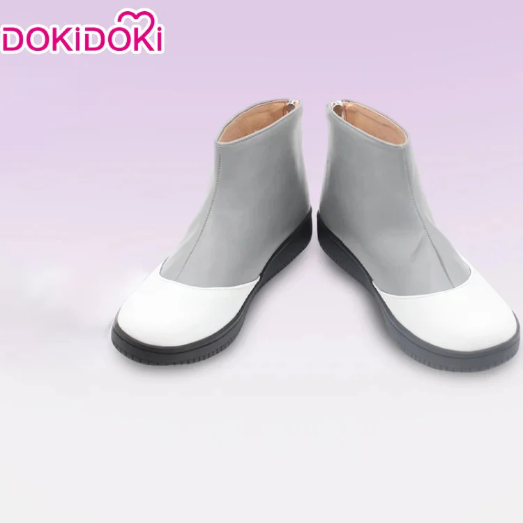 DokiDoki Anime Cosplay Shoes Grey White