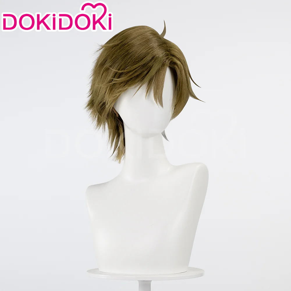 【Ready For Ship】DokiDoki Anime Cosplay Tezukaa Kunimmitsu Wig Short Straight Green Hair - Image 3