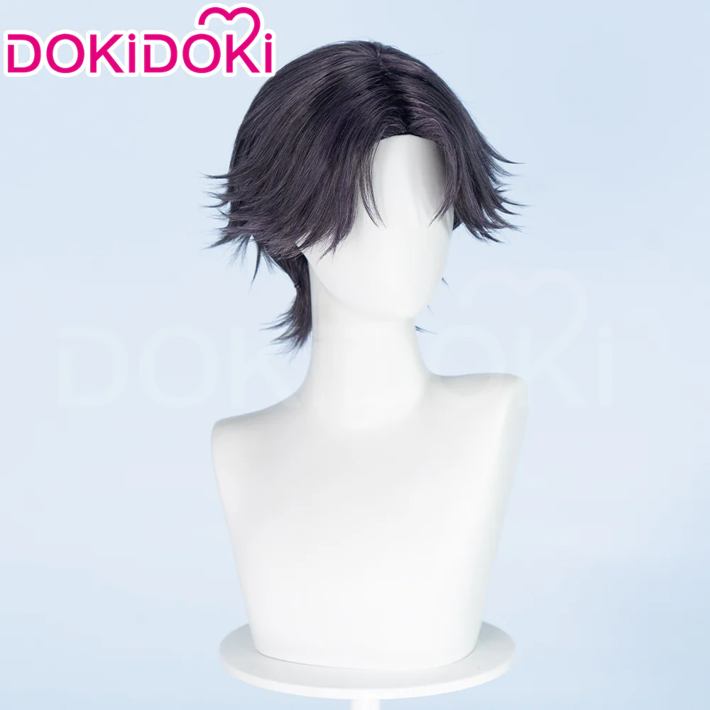 DokiDoki Anime Cosplay Wig Short Black Wig - Image 2