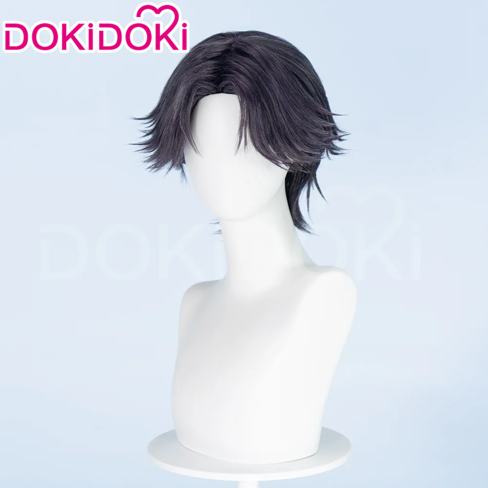 DokiDoki Anime Cosplay Wig Short Black Wig - Image 3