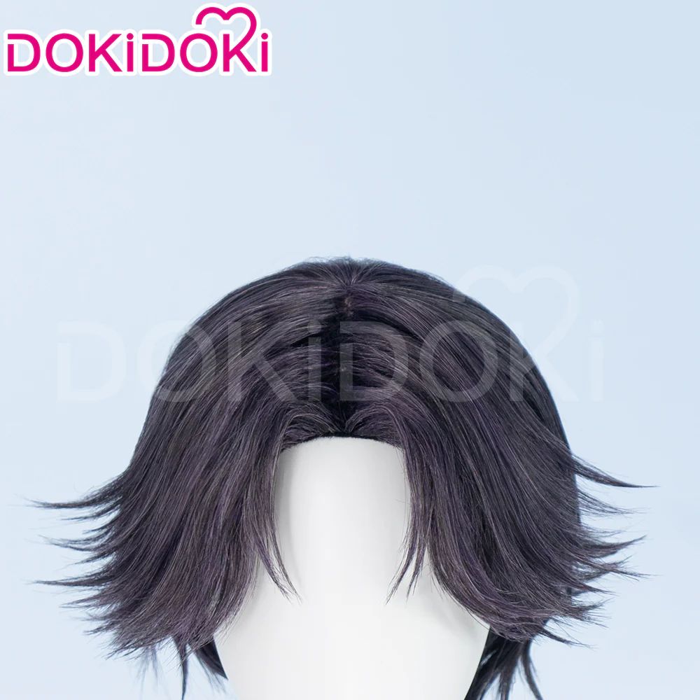 DokiDoki Anime Cosplay Wig Short Black Wig - Image 4