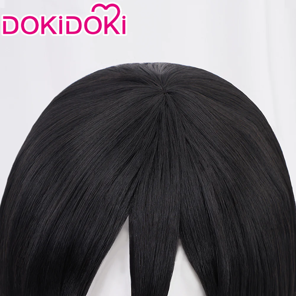 【Ready For Ship】DokiDoki Anime Cosplay Wig Black Short Straight Hair - Image 3