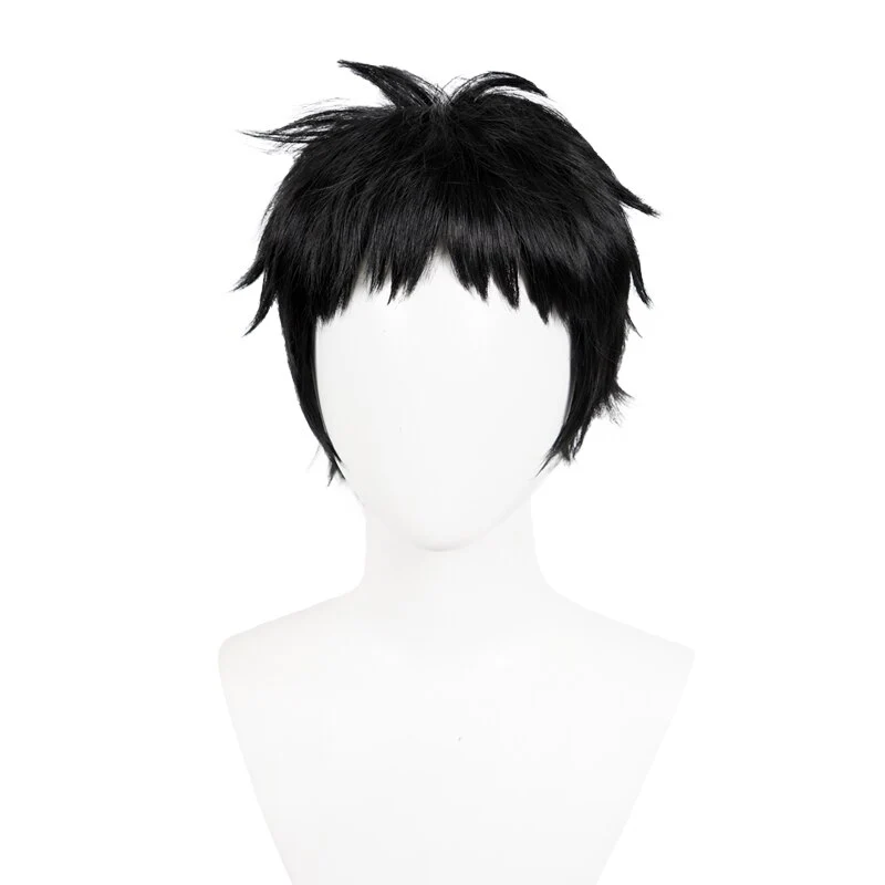 【Ready For Ship】DokiDoki Anime Cosplay Wig Black Short Wig - Image 5
