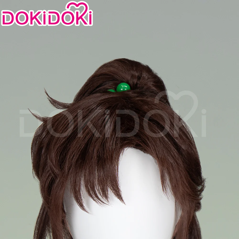 【Ready For Ship】Dokidoki Anime Cosplay Wig Brown Curly Hair - Image 4