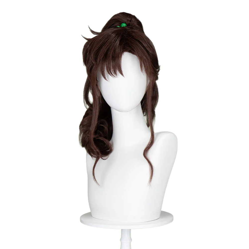 【Ready For Ship】Dokidoki Anime Cosplay Wig Brown Curly Hair - Image 5