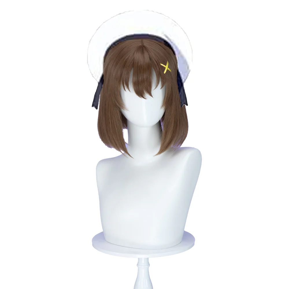 【Ready For Ship】DokiDoki Anime Magical Girl Lyrical Nanoha Cosplay Wig Hayate Yagami Brown Straight Women Hair - Image 2