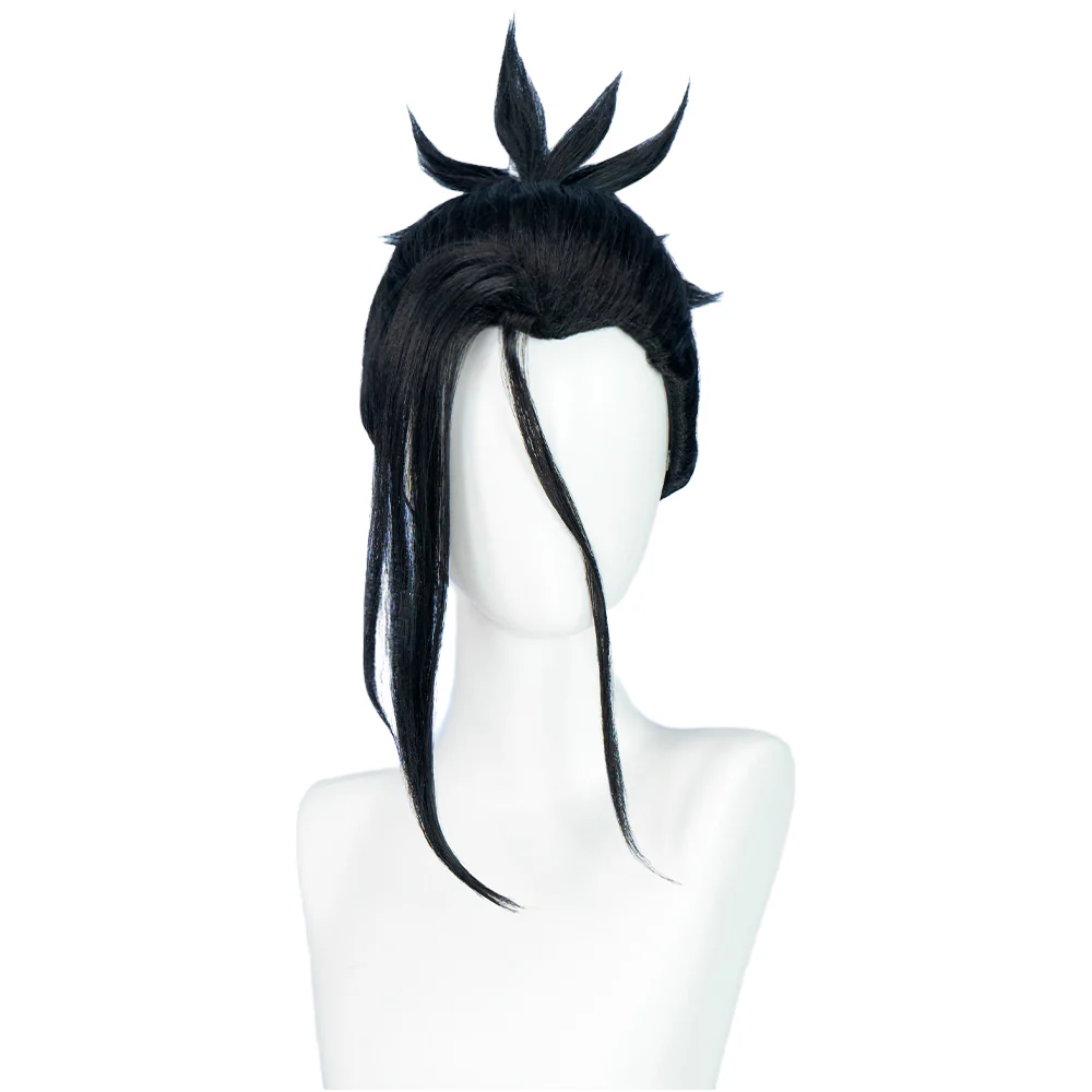 【Ready For Ship】DokiDoki Anime Cosplay Wig Gin Men Short  Black Hair - Image 2