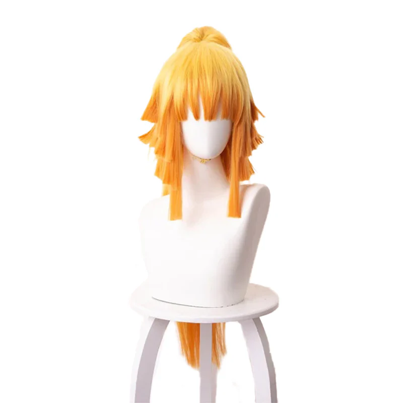 Dokidoki Anime Cosplay  Wig Halloween Long Orange Wig - Image 6