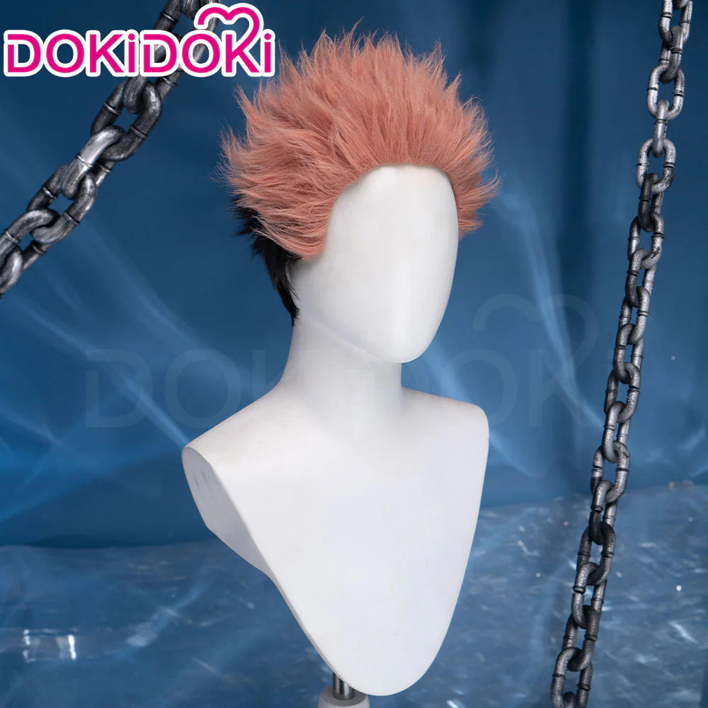 【Ready For Ship】Dokidoki Anime Cosplay Wig Short Orange Hair Halloween - Image 3