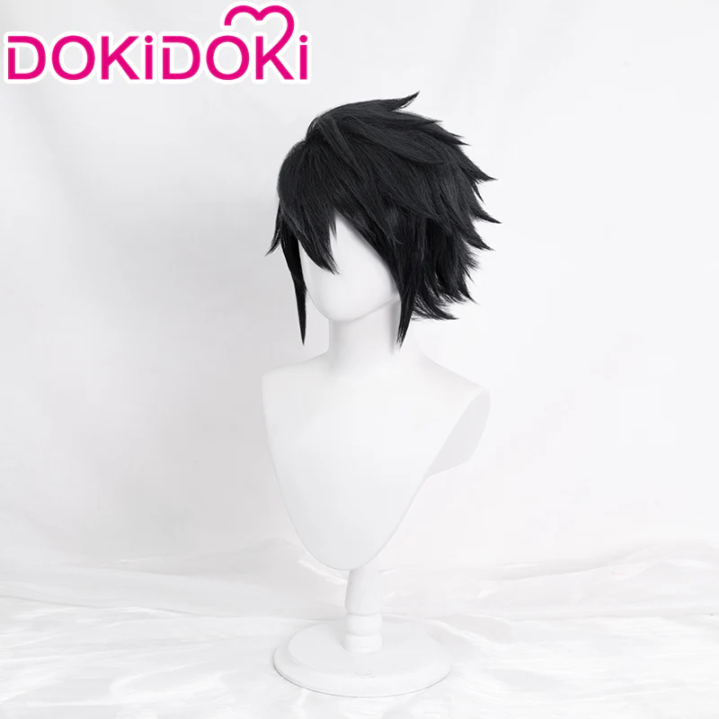 【Ready For Ship】DokiDoki Anime Cosplay Wig Short Straight Black Hair