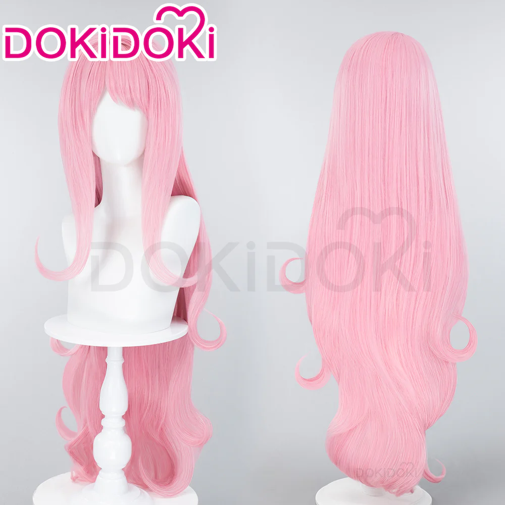 【Ready For Ship】DokiDoki Anime Cosplay Wig Long Curly Pink Hair