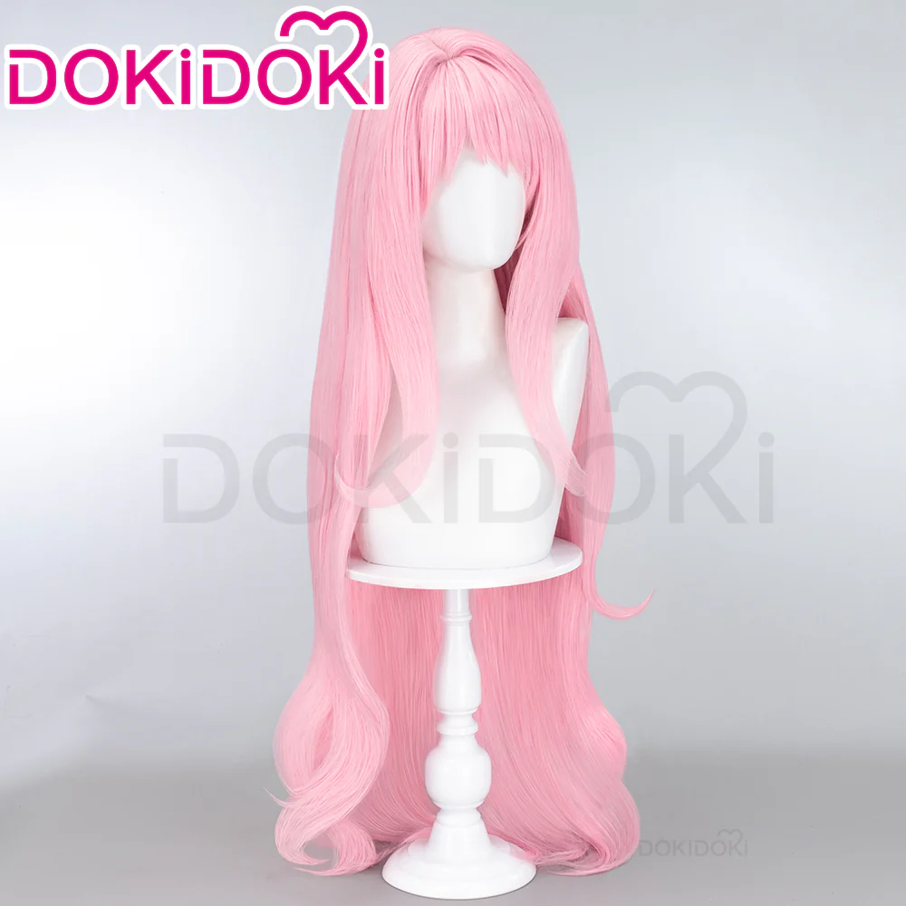 【Ready For Ship】DokiDoki Anime Cosplay Wig Long Curly Pink Hair - Image 2