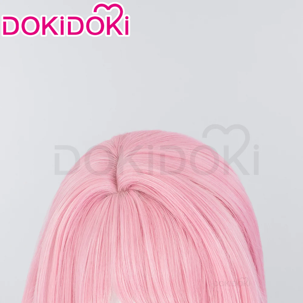 【Ready For Ship】DokiDoki Anime Cosplay Wig Long Curly Pink Hair - Image 4