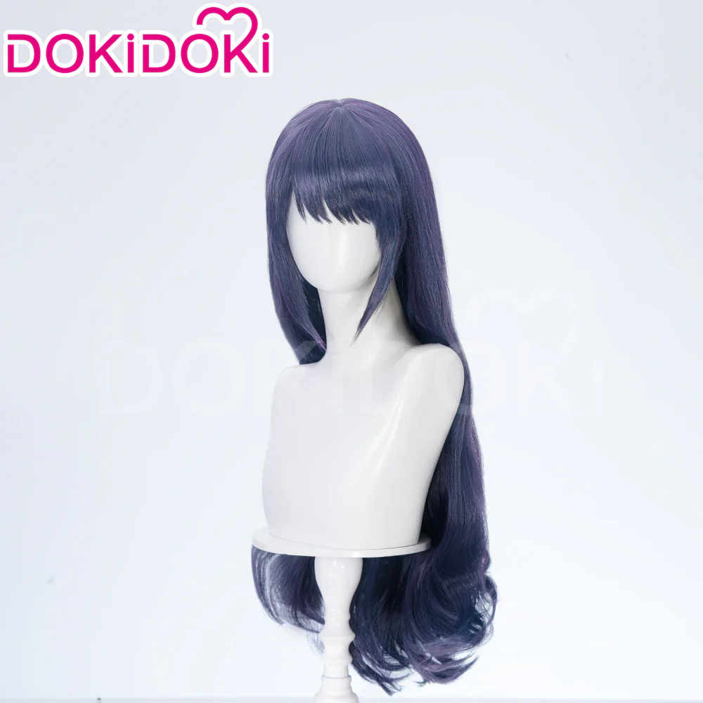 【Ready For Ship】DokiDoki Anime Cosplay Women Wig / Ear Clip / Tattoo Sticker Long Golden Pink Gradient Silver Purple Hair Bunny Girl - Image 17