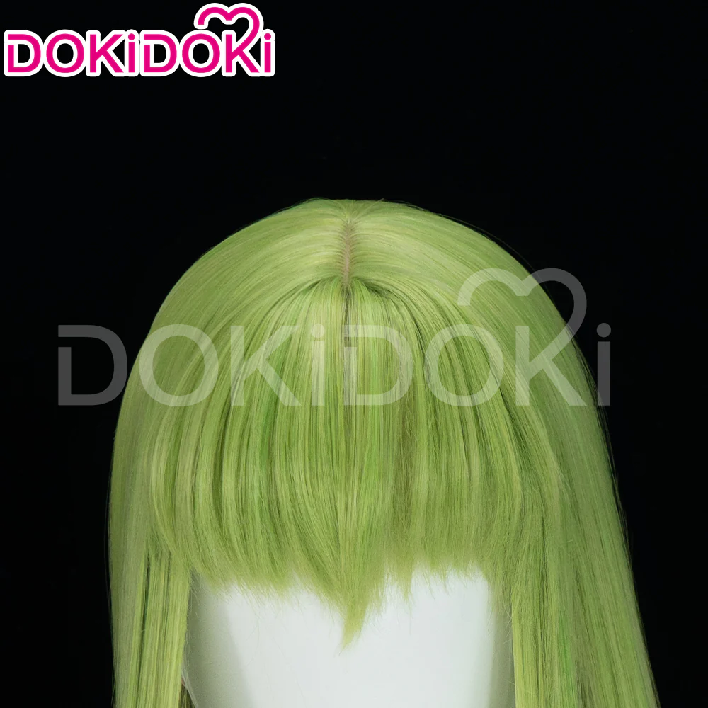 【Ready For Ship】DokiDoki Anime Cosplay Wig Long Green Straight Hair - Image 4