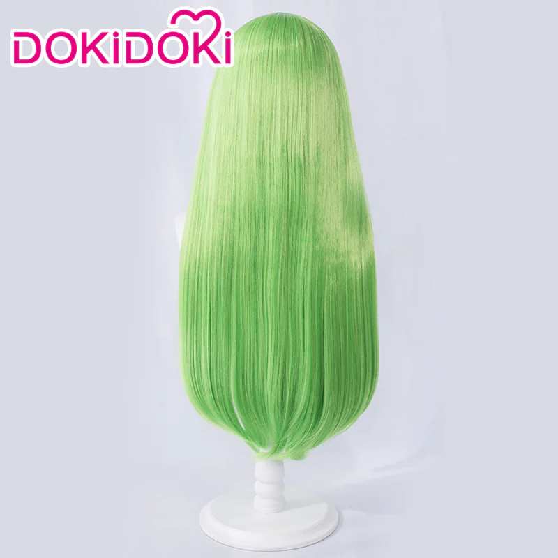 【Ready For Ship】DokiDoki Anime Cosplay Wig Long Green Straight Hair - Image 6