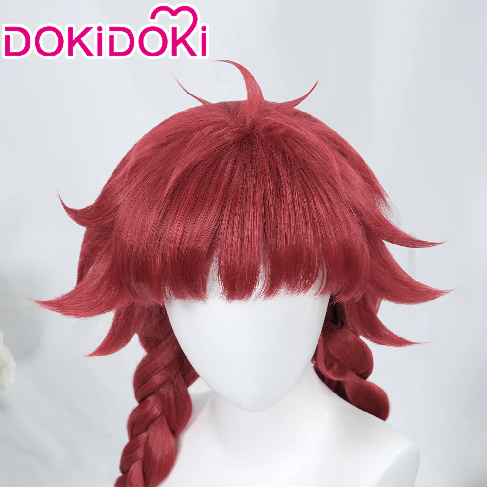 【Ready For Ship】DokiDoki Anime Cosplay Wig Long Red Hair - Image 4