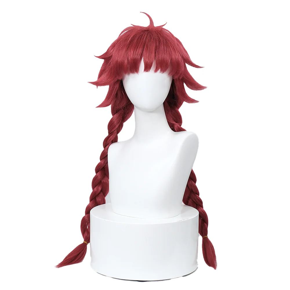 【Ready For Ship】DokiDoki Anime Cosplay Wig Long Red Hair - Image 5