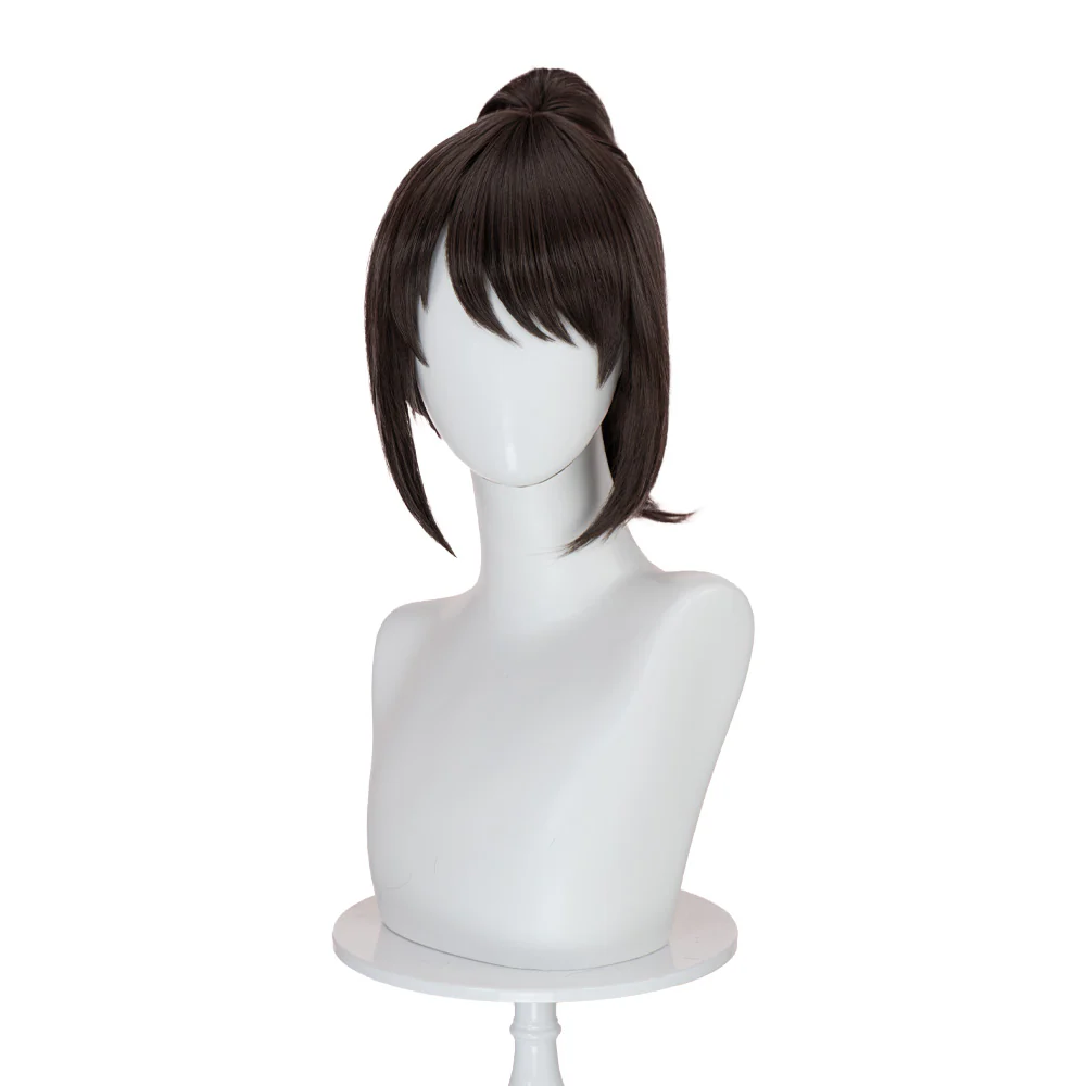 【Ready For Ship】DokiDoki Anime Cosplay Wig Long Straight Brown Hair Women - Image 2