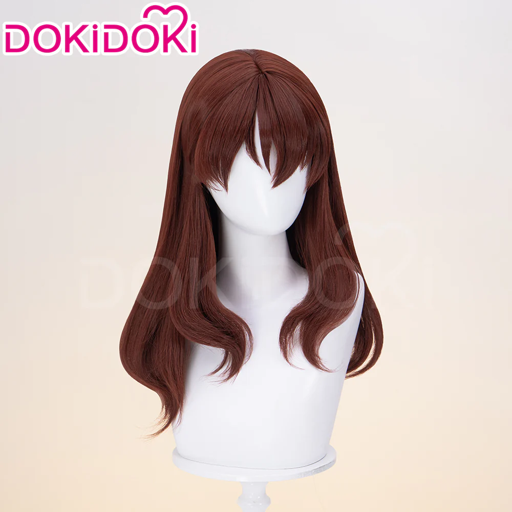 【Ready For Ship】DokiDoki Anime Cosplay Wig Long Straight Brown Hair - Image 2