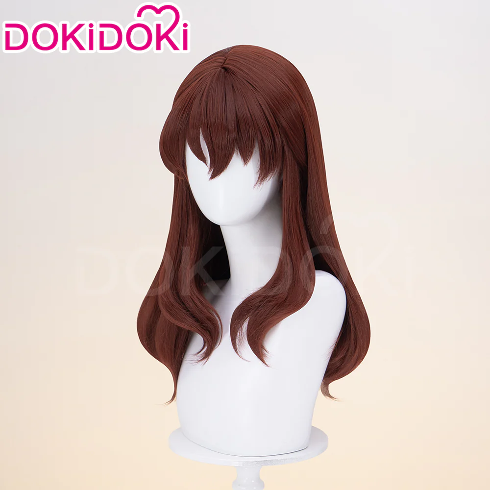 【Ready For Ship】DokiDoki Anime Cosplay Wig Long Straight Brown Hair - Image 3