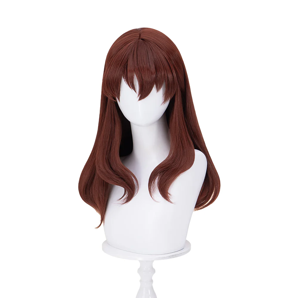 【Ready For Ship】DokiDoki Anime Cosplay Wig Long Straight Brown Hair - Image 5
