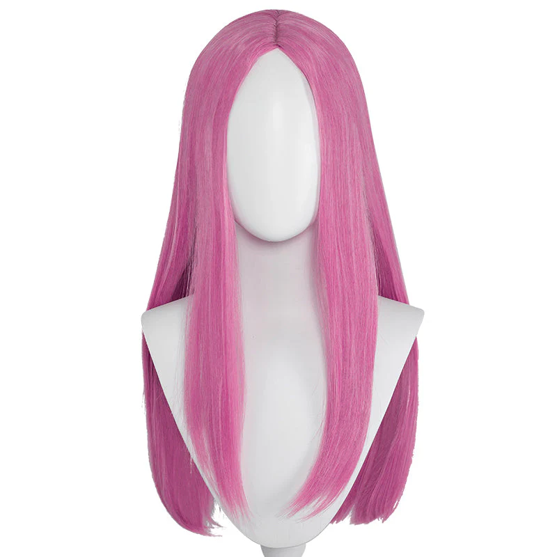 【Ready For Ship】DokiDoki Anime Cosplay  Wig Long Straight Pink Hair - Image 5