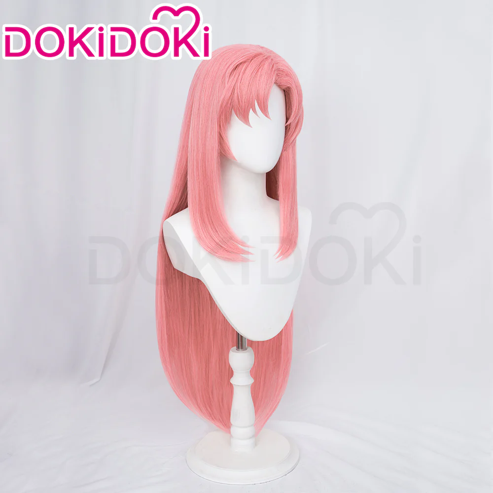 【Ready For Ship】DokiDoki Anime Cosplay Wig Long Straight Pink Hair - Image 3