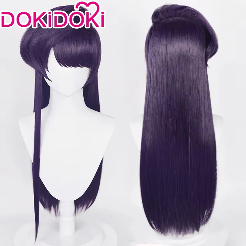 DokiDoki Anime Cosplay Wig Long Straight Purple Wig