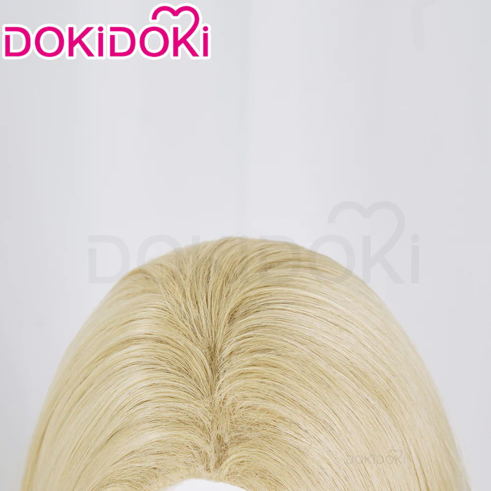 【Ready For Ship】DokiDoki Anime Cosplay Wig Long Straight Yellow Hair - Image 4