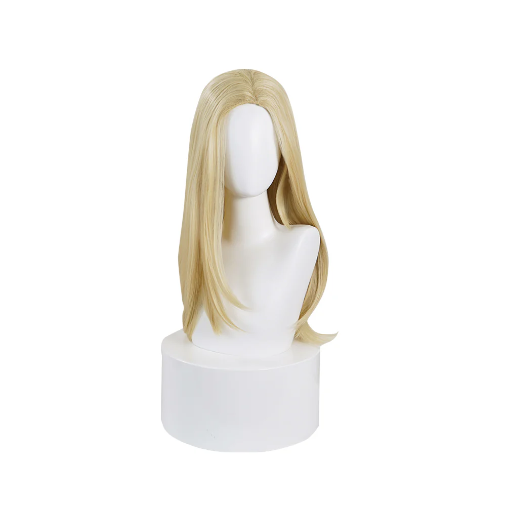 【Ready For Ship】DokiDoki Anime Cosplay Wig Long Straight Yellow Hair - Image 5